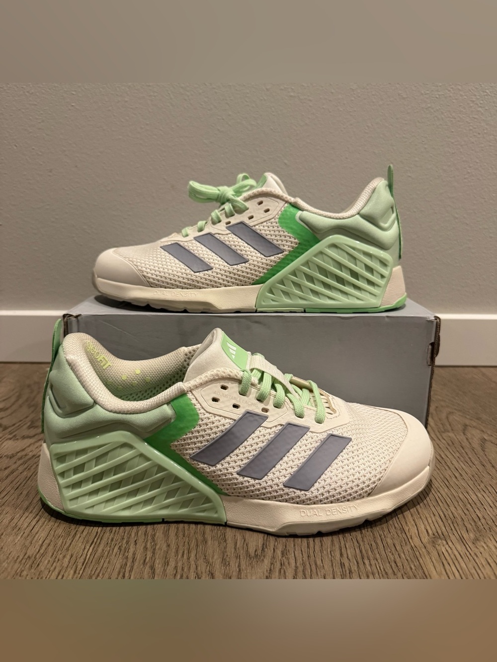 Adidas Dropset 3 Training Shoes White Green
